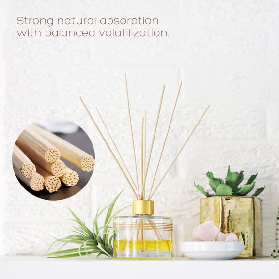 Oil duffuser stick NUOLUX 50pcs Oil Diffuser Replacement Rattan Reed Sticks