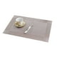 thumbnail image 4 of Mantel individual de PVC antideslizante alfombrilla de mesa de plástico a prueba de agua almohadillas para platos posavasos accesorios de barra de cocina 6 piezas Jumpingount ZHF0316, 4 of 5