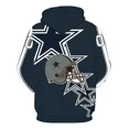 thumbnail image 2 of Dallas Cowboys Sudadera Con Capucha Disfraz Adultos Hoodie, 2 of 5