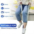 thumbnail image 3 of Assisted Sock Wearer Device for Elderly, Long Handle Sock Aid Tool for Seniors Disabled, Non-Bend Sock Helper for Daily Home Use, 3 of 8