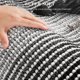 thumbnail image 2 of Juego de alfombras y tapetes de baño BSICPRO Chenille, color negro, 2 piezas, 2 of 5