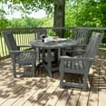 thumbnail image 4 of Highwood's 48" Round 5-pc Lehigh Dining Set - Dining Height, Outdoor, Eco-friendly, Synthetic Wood, 4 of 8