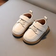 thumbnail image 3 of Dakaela Infant Baby Boys Girls Dress Shoes 12-18 Months Lace up School Uniform Oxfords 2T 3T Leather Wedding Loafers Toddler Walking Crib Shoes Beige Size 5.5, 3 of 7