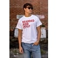 thumbnail image 3 of Xmas Bearded and Jolly Hashtag Santa Men's Graphic T Shirt Tees Brisco Brands X, 3 of 5