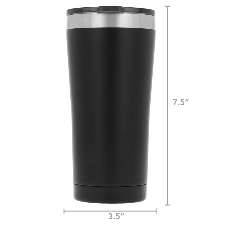 Ozark Trail Vacuum-Insulated Stainless Steel Tumbler 22 oz Black
