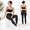 Black-Small, variant on Color Block Double Layer Workout Set for Women, Black, X-Small