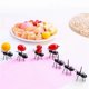 thumbnail image 3 of 12Pcs Ant Toothpicks Fruit Dessert Fork, for Snack Cake Dessert, 3 of 5