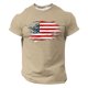 thumbnail image 4 of Camisetas de Manga Larga para Hombres Moda Casual Impresión Sólida Cuello Redondo Camisetas, Camisetas de Algodón de Poliéster Blusa, 4 of 5