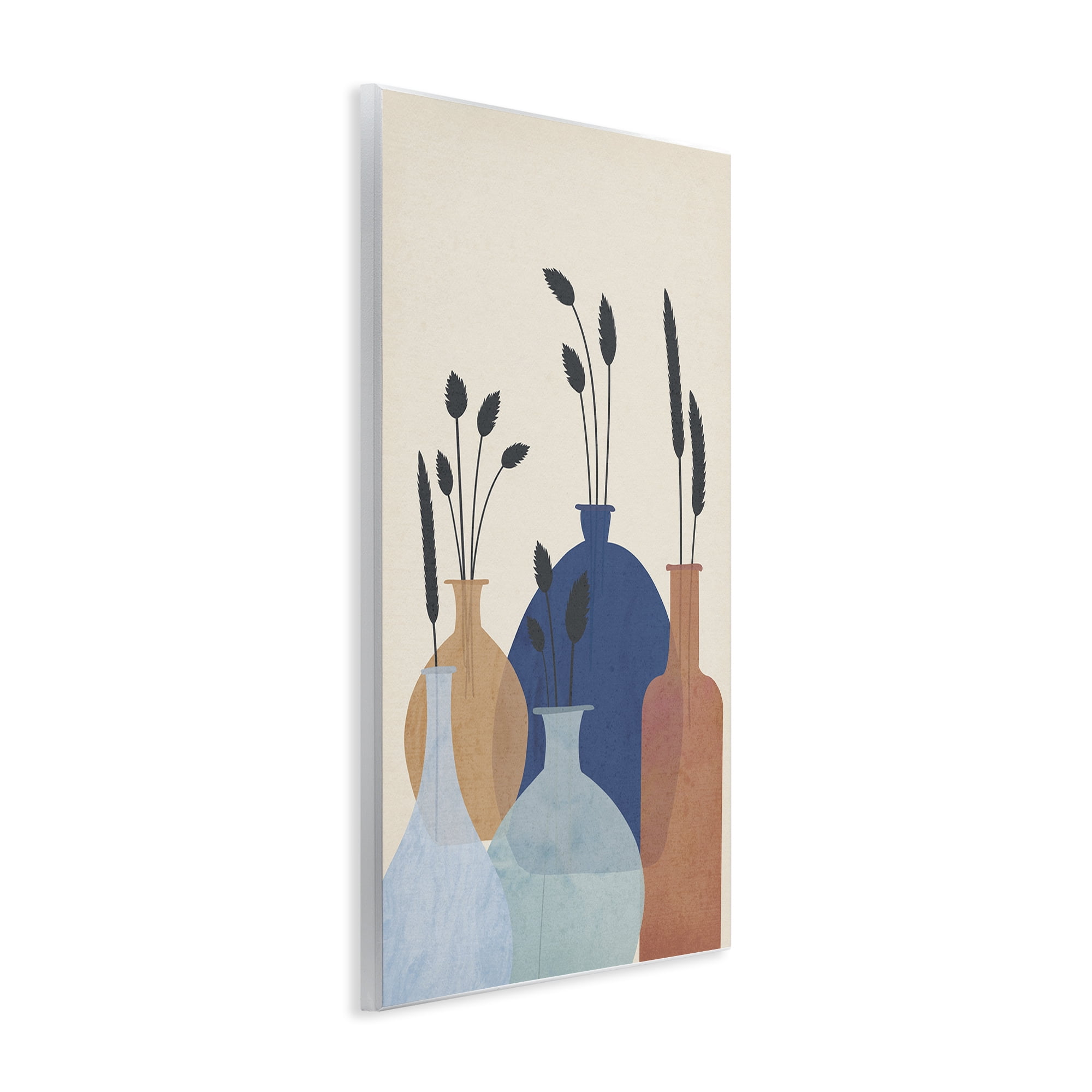 Stupell Industries Plant Sprigs Vases Plants & Flowers Painting Unframed Art Print Wall Art, 13 x 19