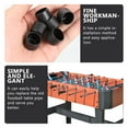 thumbnail image 4 of Miangastore Foosball Table Rod Ends Black 24Pcs 0.8In, 4 of 9
