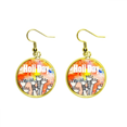 thumbnail image 1 of Fiesta de coparticipación. Ear Dangle Golden Drop Earring Jewelry Mujer Unbranded M, 1 of 3