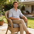 thumbnail image 4 of Versatile Square Comfort Cushion, Soft Support Pillow for Floor Sitting, Chair Booster, or Bed Rest, Ideal for Creating a Cozy Corner in Living Areas, Home Office, and Relaxation Spaces, 4 of 6