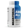 thumbnail image 2 of Brain Forza Adapt All Herbal Adaptogen for Stress, Mood and Athletic Performance w/ KSM-66 Ashwagandha, Bacopa, Rhodiola Rosea, Cordyceps, Lemon Balm, Ginkgo Biloba USP, 150 Capsules, 2 of 6