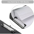 thumbnail image 3 of A4 clipboard with cover, black rigid plastic, 3 of 3