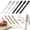 9PCS, variant on Geometric Decompression Pen, Crinkle Pens Funny Pens for Adults,Metallic Geometric Morphing Ballpoint Pen, Metal Shape Shifting Switch Pen, with 10 Refills