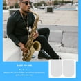 thumbnail image 2 of 4 Sheets of Silicone Saxophone Mouthpieces Pads Practical Saxophone Cushions Accessories, 2 of 6
