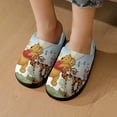 thumbnail image 7 of Kids Winnie The Pooh Slippers Boys Girls Non-Slip Fuzzy House Slippers Warm Soft Plush Winter House Shoes Slip-On Shoes, 7 of 7