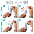 thumbnail image 6 of IVATION Personal SOS Alarm 130dB Loud Safety Siren with LED Strobe & Carabiner for Women, Children & Seniors Lavender, 6 of 7