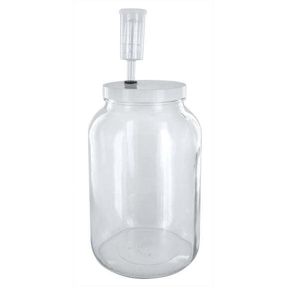 One Gallon Wide Mouth Jar with Lid and Econolock