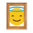 thumbnail image 1 of Sle Angle Yellow Cute Online Chat Desktop Wooden Photo Frame Display Picture Art Painting Multiple Sets, 1 of 3