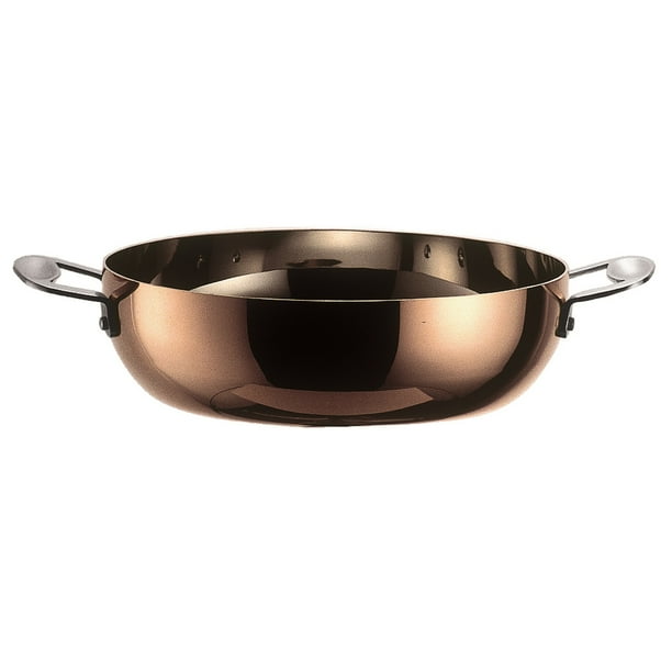 SAUTE PAN 2 HANDLES WITH LID CM 28 TOSCANA