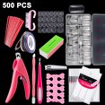 thumbnail image 1 of Acrylic Powder Glitter Nail Art Kit False Nail Tips Nail Art Decoration Tools Pro Acrylic Nail Kit Empty Liquid Bottle Manicure Nail Extension Acrylic Tips Cutter Glitter For DIY Art, 1 of 6