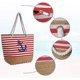 thumbnail image 1 of Bolso de playa para mujer - Bolso de viaje de lona - Bolso de hombro grande con asa de cuerda para playa, vacaciones, Sh, 1 of 2
