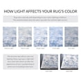 thumbnail image 6 of Safavieh Amelia Alastar Abstract Distressed Area Rug, Gray/Blue, 6' x 8' Oval, 6 of 10