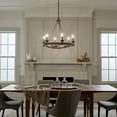 thumbnail image 6 of Farmhouse Six Light Chandelier in Weathered Zinc Finish Bailey Street Home 147-Bel-2013886, 6 of 6