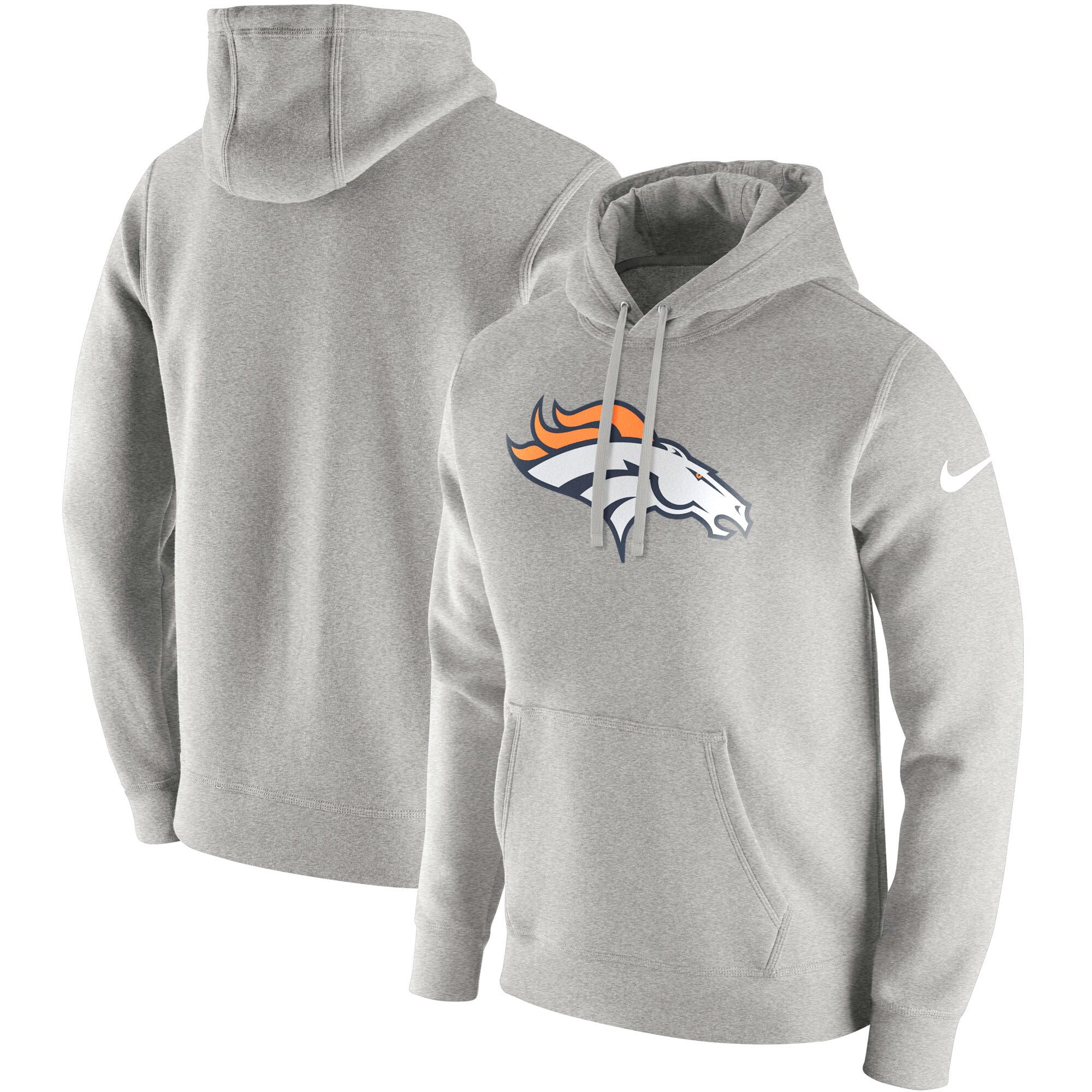 grey denver broncos sweatshirt