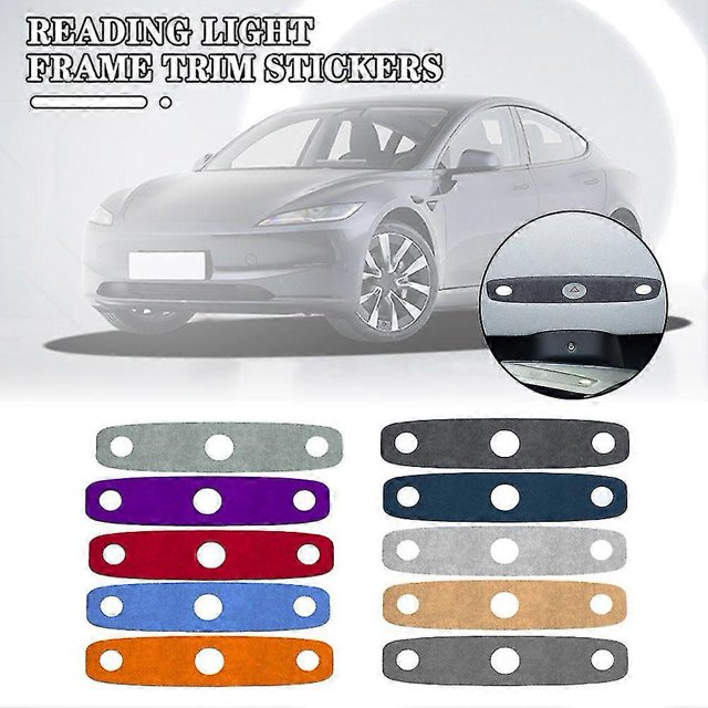 For Model 3 Highland 2024 Roof Reading Light Cover Trims Interior Accessories