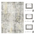thumbnail image 6 of FEELHOME 9'x12' Area Rug Machine Washable Vintage Distressed Abstract Rug Non Slip Soft Carpet for Living Room Bedroom Dining Room Office Gray, 6 of 8