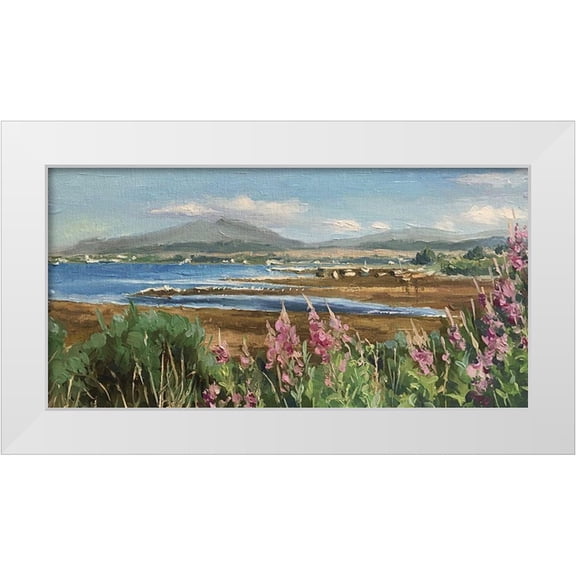 Strube, Ling 14x9 White Modern Wood Framed Museum Art Print Titled - Scotland Landscape