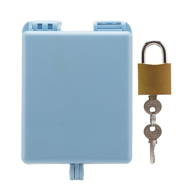 Candado para grifo de jardín, candado para grifo de ahorro de agua exterior, para de manguera para jardines e instalaciones públicas. 10x8cm