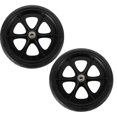 thumbnail image 1 of 2pcs Wheelchair Wheel 8 Inch Flexible Wheelchair Heavy Duty Wheel Wheelchair Part, 1 of 3