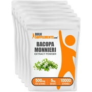 BulkSupplements Bacopa Extract Powder - 500mg per Serving - 5 Kilograms (11 lbs) - 10000 Servings