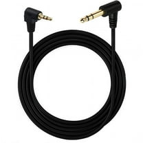 3.5mm to 6.35mm Stereo Audio Cable 90° Right Angle 1/8 to 1/4 Stereo Cable for Guitar,Laptop,Home Theater Devices 1.8M