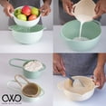 thumbnail image 6 of COOK WITH COLOR Mixing Bowls with Measuring Cups, Colander, and Sifter (8 Piece), 6 of 7