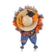 thumbnail image 2 of Corona de otoño para puerta delantera, corona de hojas de arce, corona de espantapájaros, corona de flores artificiales para el hogar, pared de Acción, 2 of 8