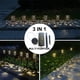 thumbnail image 4 of Fiudx Luces Solares Led para Exteriores, Decoración de Jardín Impermeable, Diseño de Ahorro de Energía, Fácil Instalación, Luz Suave y Brillante, Ideal para Patios, Fiestas Al Aire Libre, Tamaño 16 X, 4 of 7