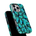 thumbnail image 6 of DesignSkinz Scratch-Resistant Hard Slim Case Compatible with iPhone 14 Pro Max (Compatible with MagSafe) - Turquoise Butterfly Bundle, 6 of 9