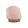thumbnail image 4 of Journee Womens Mizza Loafer Slip On Square Toe Dress Flats, Widths Available, 4 of 10
