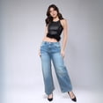 thumbnail image 3 of Jeans pierna Recta Savi Jeans Azul Claro Tiro Medio Mujer, 3 of 4