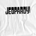 thumbnail image 2 of Popfunk Jeopardy Dark Logo Unisex Adult Long-Sleeve T Shirt, White, 3X-Large, 2 of 4