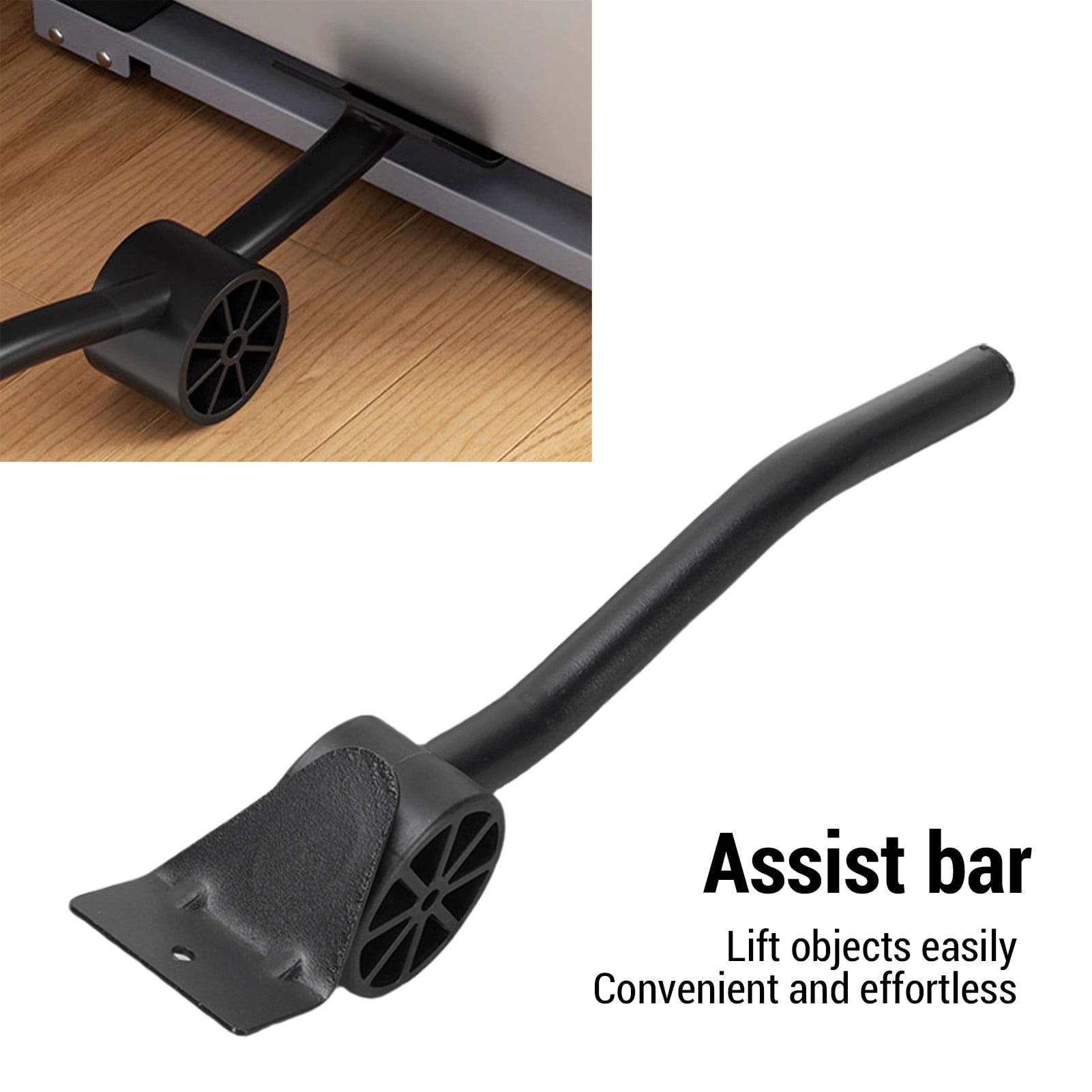 Riousery Appliance Rollers Adjustable 17.7 to 27.5 Inch 660lbs Capacity Low Noise Mobile Washer Dryer Moving Base Black