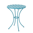 thumbnail image 5 of Tcbosik Outdoor Bistro Set, 3-Piece Metal Patio Furniture, Round Table and 2 Chairs, Suitable for Backyard, Balcony, Poolside, Porch, Garden, Easy Assembly, Blue, 5 of 11
