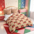 thumbnail image 2 of Manfei Western Xmas Festive 7-Piece Twin Bedding,Traditional Christmas Animal Cow Bedding Comforter Set,Xmas Reversible, 2 of 7