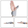 thumbnail image 3 of Eigraketly Férula para el pulgar y placa de acero para el dedo Protector de correa para la muñeca torcida y abrazadera para el dedo para enderezar la Ropa Deportiva, Zapatos Eigraketly OD013655-00, 3 of 6