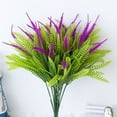 thumbnail image 2 of Bearachild 2 plantas de flores artificiales para una belleza eterna, flores artificiales para interiores y exteriores. Decoración blanco, 2 of 6