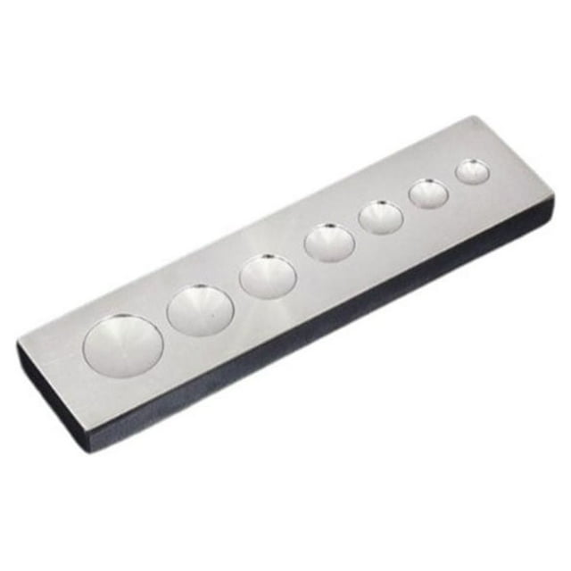 ruzhgo 7-in-1 Stainless Steel Portable Snap Button Punch Base Multifunctional Rivet Setter Bases Handicraft Accessory